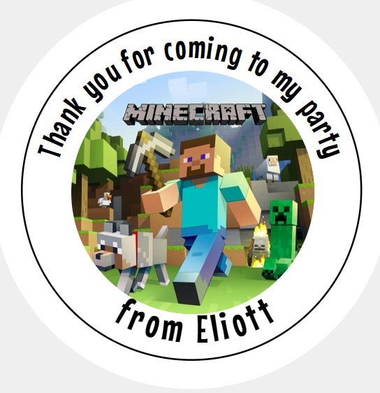 Personalised Christmas Xmas present stickers Roblox