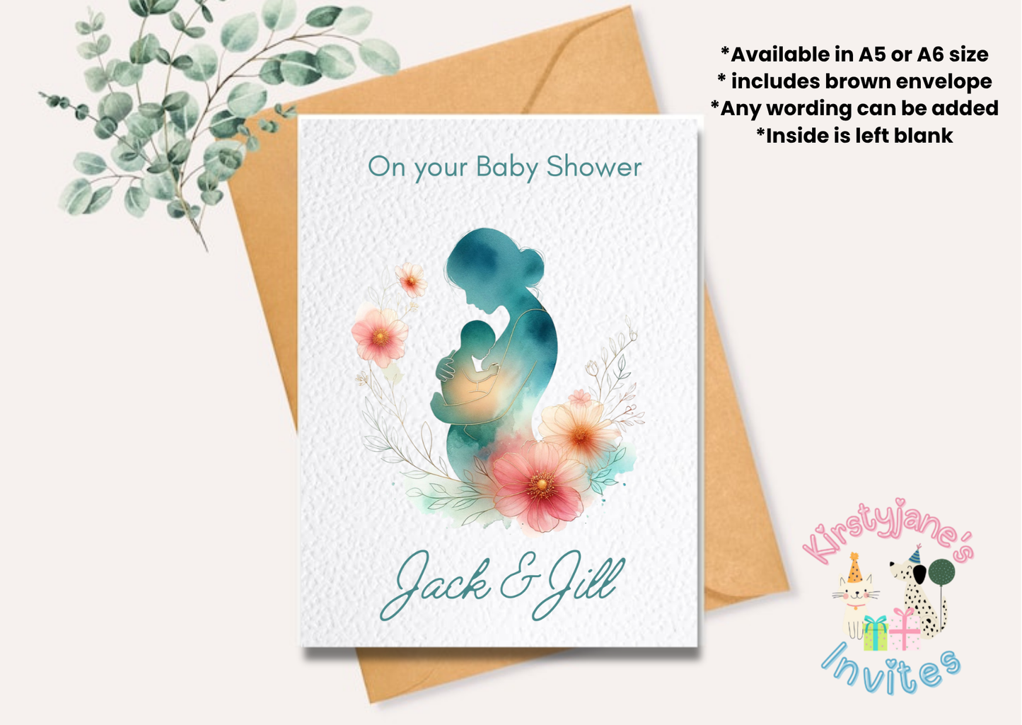 Birthday greetings Card Baby Baby Shower Pregnancy Announcement
