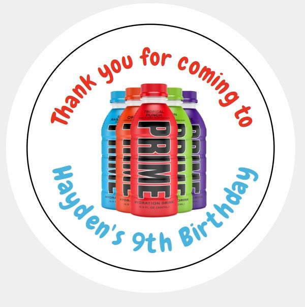 Personalised Christmas Xmas present stickers prime