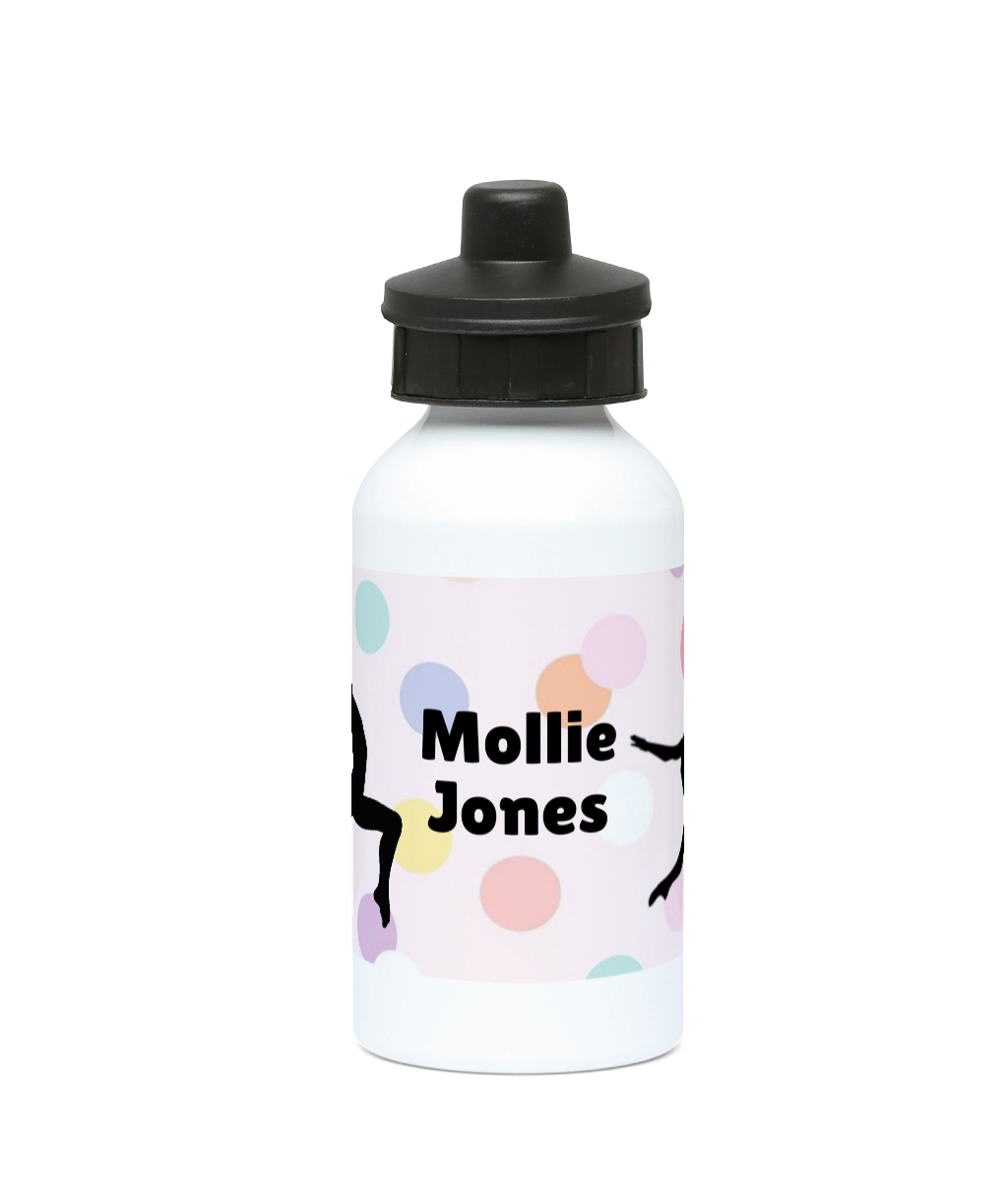 Personalised 400ml Aluminium drinks bottle Gymnastics