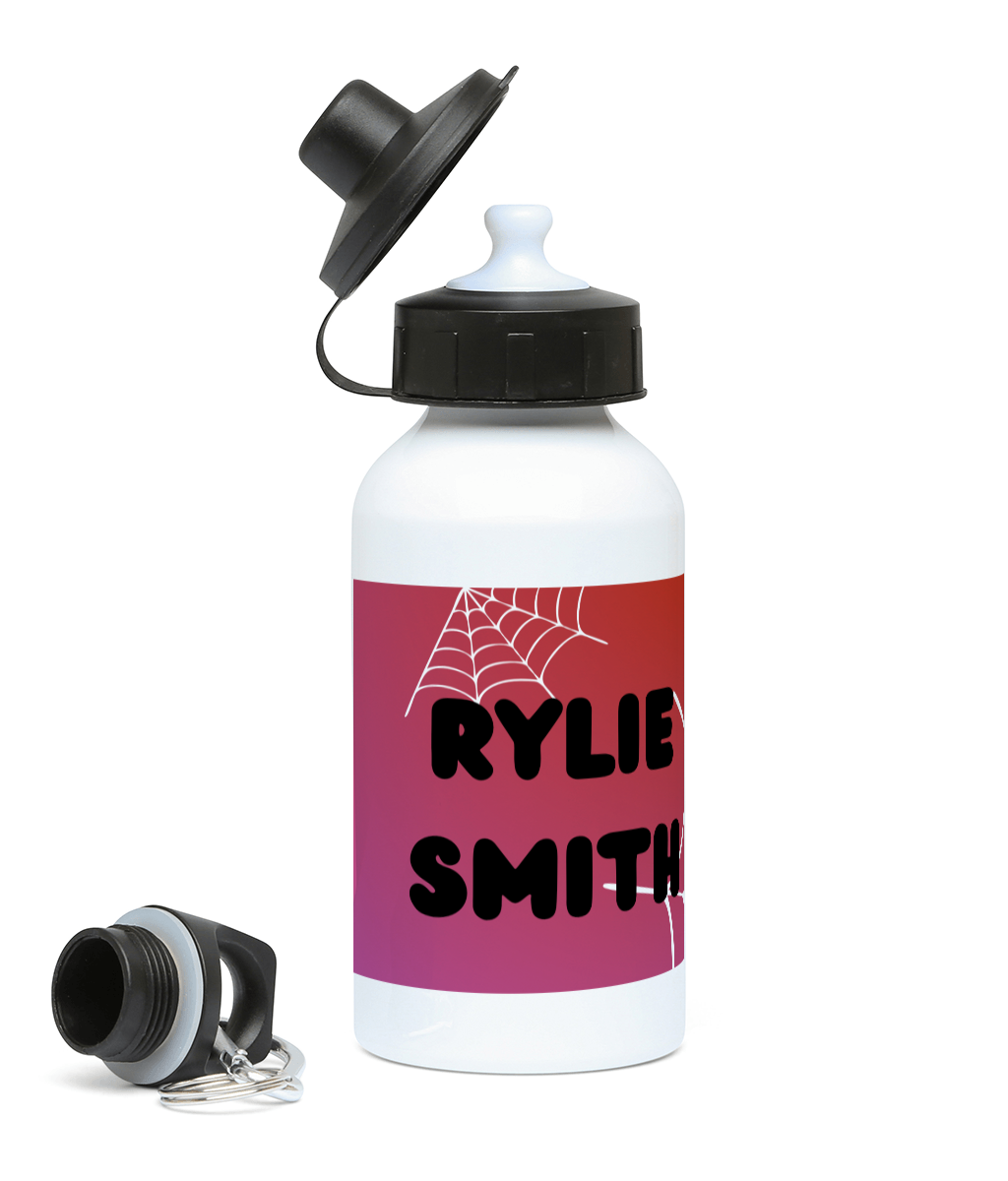 Personalised 400ml Aluminium drinks bottle Spiderman