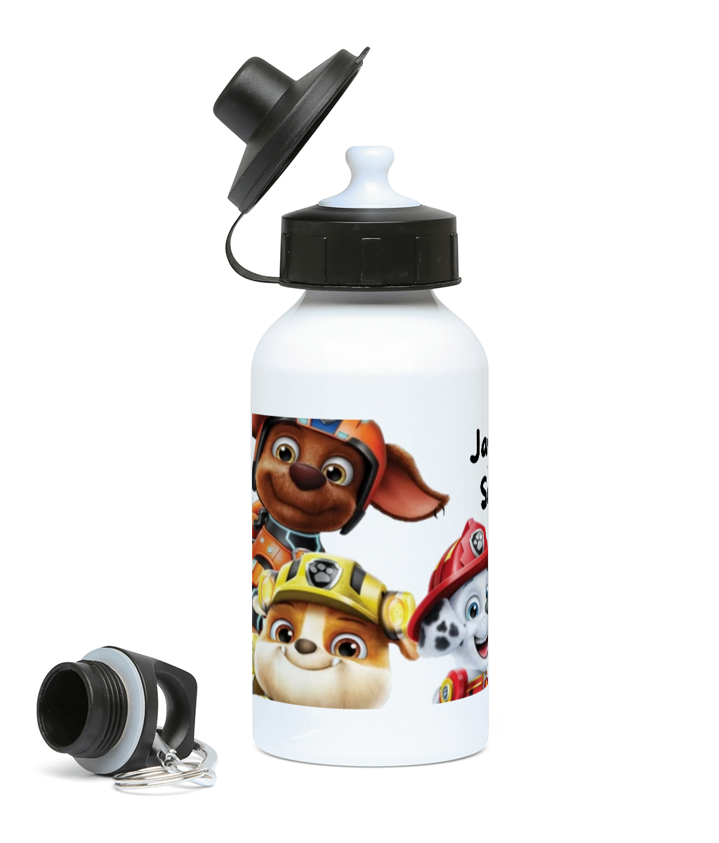 Personalised 400ml Aluminium drinks bottle Paw Patrol