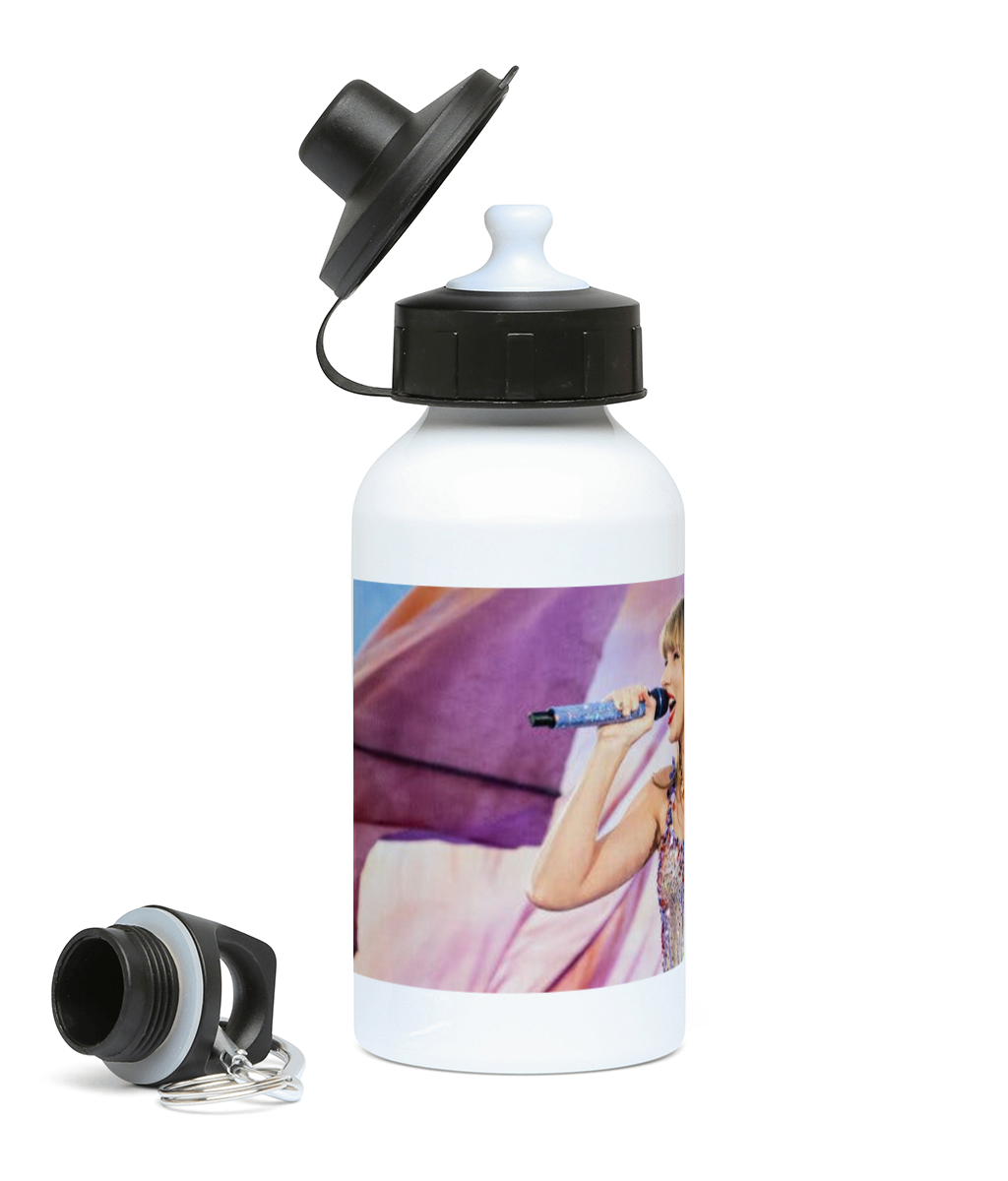Personalised 400ml Aluminium drinks bottle Taylor Swift