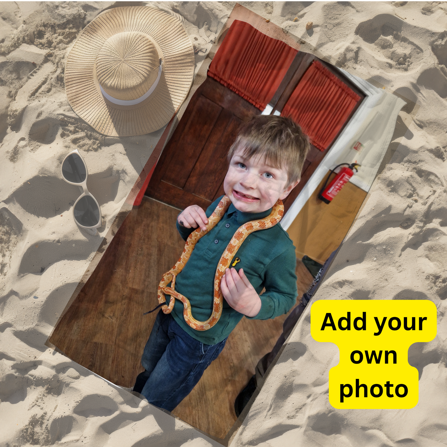 Personalised children's kid's women's towel OWN PHOTO
