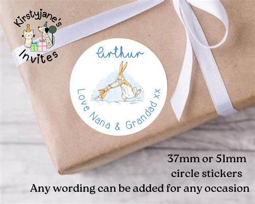 Personalised Christmas Xmas presents stickers Birthday Party Bag Favours Guess How Much I love you