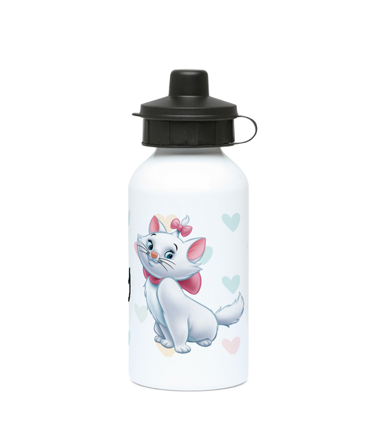 Personalised 400ml Aluminium drinks bottle Aristocats Marie