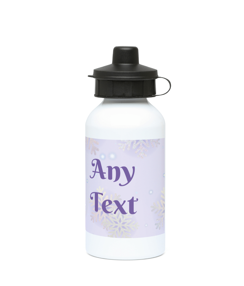 Personalised 400ml Aluminium drinks bottle Frozen Ana Elsa