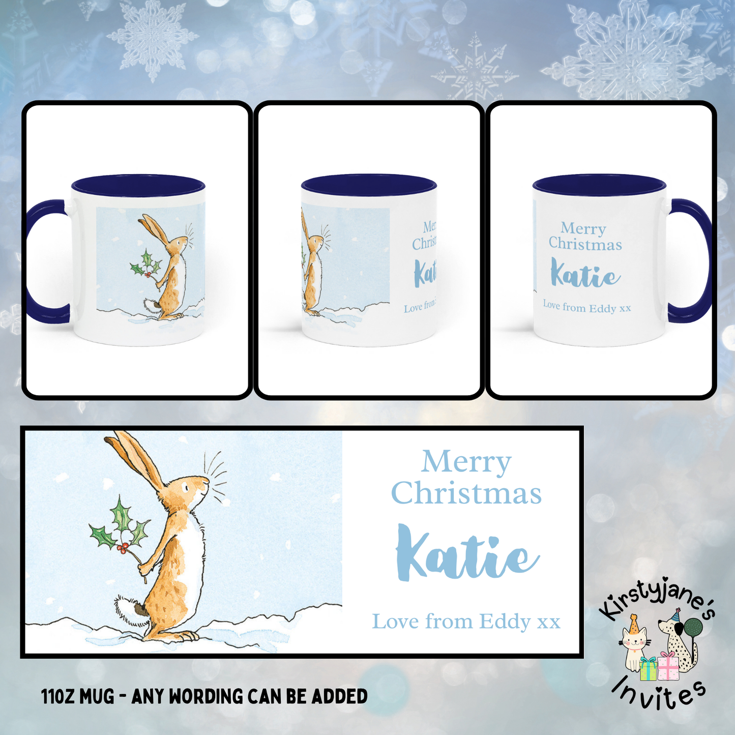 Guess how much I love you mug chirstmas gift mummy daddy nanny grandad auntie uncle