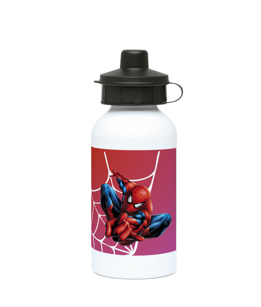 Personalised 400ml Aluminium drinks bottle Spiderman