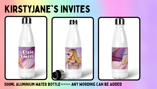Personalised 500ml Stainless steel drinks bottle Taylor Swift