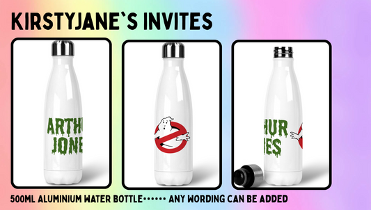 Personalised 500ml Stainless steel drinks bottle Ghostbusters