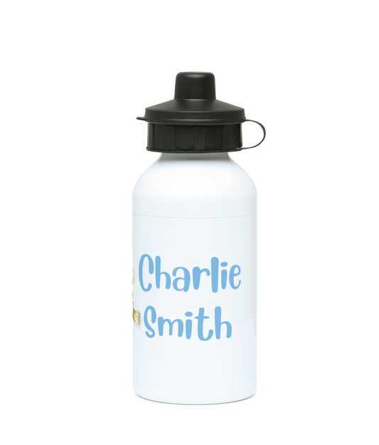 Personalised 400ml Aluminium drinks bottle bluey