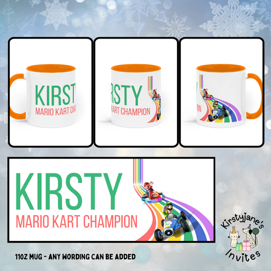 Mario kart champion mug christmas gift super Mario luigi